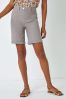 Roman Grey Turn Up Stretch Shorts