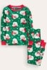 Boden Green Snug Long John Christmas Pyjamas