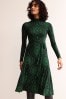 Boden Green Alberta Jersey Midi Dress