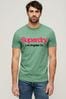 Superdry Green Core Logo Classic Washed T-Shirt