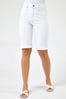 Roman White Essential Knee Length Shorts