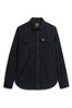 Superdry Black Relaxed Fit Trailsman Corduroy Shirt