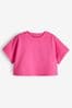 Rosa - Kastenförmiges T-Shirt (3-16yrs)