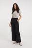 JD Williams Black Magisculpt Wide Leg Trousers Regular