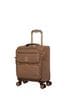 IT Luggage Brown Enduring Tan Underseat Suitcase
