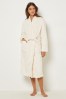 ETAM Cream Nalane Supersoft Cosy Fleece Robe Dressing Gown