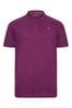 BadRhino Big & Tall Purple Plain Polo Shirt