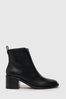 Schuh Bryony Block Heel Black Boots