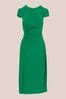 Adrianna Papell Green Jersey Midi Dress