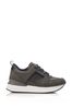 Moda in Pelle Addele Slab Sole Lace Up Trainers With Snake Pu