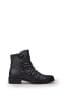 Moda in Pelle Bronwen Short Boots With Ruched Front and Side Buttons