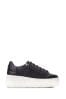 Moda in Pelle Amaritza Slab Sole Lace up Trainers with Zip