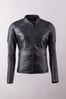 Lakeland Leather Black Buttermere Leather Racer Jacket