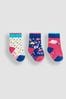 JoJo Maman Bébé Pink 3-Pack Dino Socks