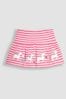 JoJo Maman Bébé Pink Unicorn Appliqué Skort