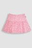 JoJo Maman Bébé Coral Pink Nautical Ditsy Floral Print Skort