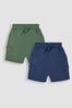 JoJo Maman Bébé Khaki Green 2-Pack Jersey Cargo Shorts