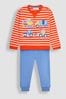 JoJo Maman Bébé Orange Transport Appliqué Jersey Sweatshirt & Leggings Set