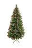 Premier Decorations Ltd Green 5ft Snow Tipped Fibre Optic Christmas Tree with Berries and Cones