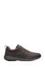 Clarks Brown Clarks Dark Brn Tumbled ClarksPro Lace Shoes WF