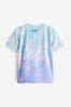 Hype Mädchen T-Shirt mit Knüpfbatik, Mehrfarbig/Pastellfarben