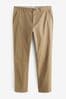 Stone Slim Fit Stretch Printed Soft Touch Chino Trousers, Slim Fit