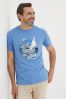 FatFace Blue Better A Bad Day Sail T-Shirt