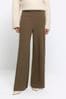River Island Curve Stitched Wide Leg Trousers