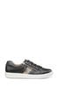 Hotter Black Chase II Lace up / Zip Wide Fit Trainers