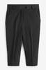 Black Cropped Capri Trousers