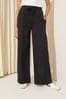 Friends Like These Black Wide Leg Jersey Co-Ord Trousers