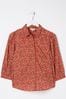 FatFace Red Gradient Floral Shirt