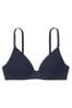 Victoria's Secret Navy Blue Ribbed Non Wired Lightly Lined Bra