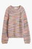 Hush Pink Madi Space Dye Knitted Jumper