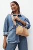 Natural Raffia Camera Bag
