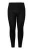 Yours Curve Black Tummy Control Soft Touch Stretch Leggings