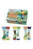 United Odd Socks Adults On Your Bike! Cycling Sock Gift Box