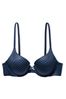 Blue Pink Spot Body by Victoria Push Up Perfect Shape Bra