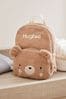 Personalised Fluffy Bear Character Mini Backpack by My 1st Years