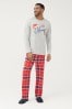 Society 8 Grey Claus Xmas Matching Family Claus Christmas PJ Set