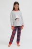 Society 8 Red Bearly Awake Matching Family Bear Christmas PJ Set