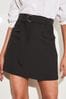 Lipsy Black Utility Pocket Belted Mini Skirt, Regular