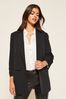 Friends Like These Black Petite Edge to Edge Tailored Blazer