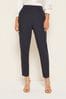 Friends Like These Navy Blue Blue Petite Tailored Ankle Grazer Trousers, Petite
