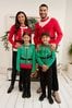 Society 8 Red Santa Matching Family Christmas Jumper