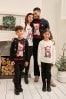 Society 8 Black Paws Matching Family Dog Christmas Jumper