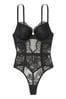 Black Bombshell Add-2-Cups Lace Teddy