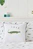 The White Company Filled Crocodile Cushion Cover And Pad