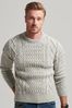 Superdry Jacob Pullover mit Zopfmuster