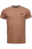 Superdry Buck Tan Marl Organic Cotton Vintage Embroidered T-Shirt